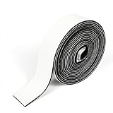 [スプレンノ] 平型ゴム EPDM 粘着テープ 厚み 2mm×幅 30mm 長さ 3ｍ スポンジ クッション 素材 防音 防振 効果 (幅30mm×1個)