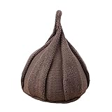 ファッション冬のベビーキッズ暖かい帽子かぎ針編みの幼児の快適なハットベストギフトコーヒーキャップ