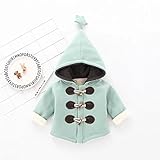 Pojour ベビー服 子供服 0-3歳女の子コート 冬 防寒 かわいいプジャケット 厚手コート　おしゃれフード付きコート 暖かい 綿 ベビールームウェア 普段着 カジュアル 旅行 記念日 プレゼント