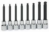 Williams 31947 8-Piece Ball Tip Hex Bit Socket Set [並行輸入品]