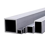 ILIUEND アルミニウム角管 50×100mm T=2mm 100mm 5本入 6063アルミニウム合金 アルミ角パイプ 不等辺 シームレスストレートパイプチューブ