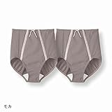 犬印本舗　産後ひっこめショーツ２枚組 (ＬＬ, モカ)