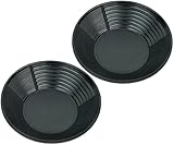 【 2枚セット】砂金採りに♪ エスティング パンニング皿 ゴールドパン 14インチ(35cm) [並行輸入品]