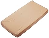 TL Care Velour Fitted Contoured Changing Pad Cover made with Organic Cotton, Mocha by TL Care