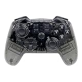 【国内メーカー品】Switch/Switch2対応 ワイヤレスコントローラークリスタル(クリアブラック) - Switch