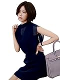 (Les Hiboux) ふんわり シフォン バックリボン ワンピース Aライン レ・イブー オリジナルタグ入り (M)