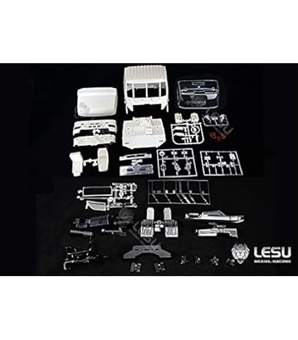 １/１４　キャビン Amazon | LESU 1/14 トラック トレーラー 700タイプキャビン 組立式