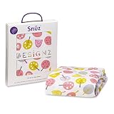 Snuz Cot/Cot Bed Fitted Sheet - Little Tweets Bird Print by The Little Green Sheep
