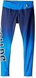 KLEW NBA Dallas Mavericksグラデーションプリントレギンス XL ブルー