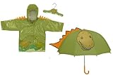 Kidorable恐竜レインコートと傘セット( 4t )