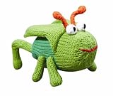 Organic Zubels Grasshopper Gordan 6 rattle by Zubels