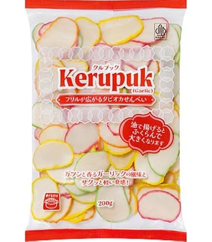 Amazon | クルプック/お花のかたちタピオカせんべい 200g 2袋セット