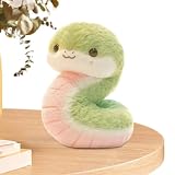 ヘビのぬいぐるみ,ヘビのぬいぐるみ | ヘビのぬいぐるみぬいぐるみ漫画ぬいぐるみヘビ | 9.8インチ ソフトアニマルヘビぬいぐるみ、子供用ぬいぐるみ枕、子供、大人、女の子、男の子用