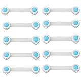 asiproper ベビーガード ストッパー 引き出しロック 子供安全ロック 指はさみ防止 ドアロックストッパー 開閉禁止 赤ちゃんいたずら防止 ポータブル 笑顔 10枚入り