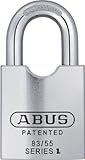 ABUS 83 / 55 – 300 s2 Schlage 55 mm All WeatherソリッドスチールRekeyable Padlock with 1.5インチシャックル、zero-bitte