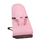新生児 バウンサーバランス ベビーチェア 3点式シートベルト専用 乳幼児用 揺れ椅子 背もたれ チェア (ピンク)