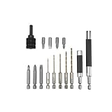 15 Piece High Speed Steel Quick Change Drill Bit Set by Drill Master [並行輸入品]