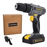 パワーランド(powerland) ドリルドライバー 充電式コードレス 18Vリチウムイオン電池 正逆転 照明機能 D018