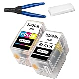 【SHUOLEI】Canon用キヤノン用 BC-310 BC-345 + BC-311 BC-346互換インクカートリッジBC-310 BC-345インク(大容量ブラック) + BC311XL BC346XL(大容量3色カラー)優良リサイクルインク 310XL 345XL大容量 残量表示 対応機種：MP493/MP490/MP480/MP280/MP270/MX420/MX350/iP2700