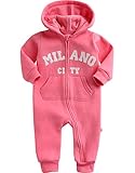 [Vaenait Baby]100%綿ベビー服ロンパースつなぎ肌着カバーオールフード付きHoody Milano L