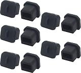 オーディオファン Bタイプ USB ダストカバー USB タイプB ポート 保護カバー USB-B 保護キャップ 端子保護カバー ブラック 10点