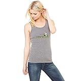 レディースアンティーク調ロゴデザイン2タンクトップシャツ S