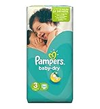 パンパース赤ちゃんドライサイズ3（Midi）を必須パック50おむつ (Pampers) (x6) - Pampers Baby Dry Size 3 (Midi) Essential Pack 50 