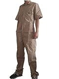 即日発送！ Dickies ディッキーズ 半袖 カバーオール つなぎ 3399 色:KAHKI サイズ:L