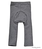 ストレッチ モンキーパンツ 伸縮性抜群スリムパンツ 70cm ライトグレー