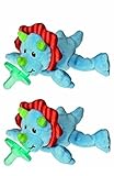 Mary Meyer Wubbanub Pacifier, Okey Dokey Dino by Mary Meyer
