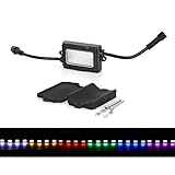 LEDアンダーライト スマホ操作 12v/24v車兼用アンダーネオン 16000RGB LEDロックライト Bluetooth 防水 簡単取付 cree10w （10wライト4個1セット）