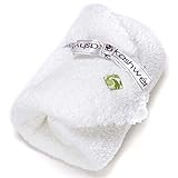 (カシウエア)kashwere ベビーブランケット 単色＆キャップ SOLID BABY BLANKET W/CAP bb-63c-01-30 WHITE 78cm×78cm [並行輸入品]