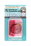 ハイキューパーツ ワンタッチLEDシリーズ2 配線済超小型LEDランプ アンバー 2個入 プラモデル用パーツ LEDS-AMB