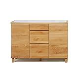 キッチンカウンター 完成品 幅120cm 木製 アルダー 脚付き 北欧風 国産品 ナチュラル ブラウン 堀田木工所 (ナチュラル)