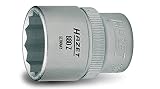 HAZET(ハゼット) ソケット 12角 880Z-10 二面幅:10×差込角:9.5×全長:25mm 1個