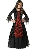 InCharacter Costumes Girls Gothic Vampiress Costume Black/Burgundy 4 [並行輸入品]