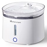 Homerunpet スマートペット用自動給水器 コードレス ワイヤレスポンプ 大容量2L LEDライト 2つの給水モード