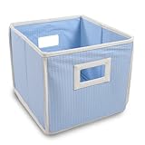 Badger Basket Folding Basket and Storage Cube, Blue by Badger Basket [並行輸入品]