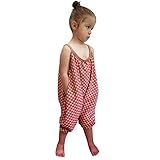 Domybest子供服 女の子　ロンパース　可愛い　ジャンプスーツ カバーオール 袖無し　オーバーオール　夏　ビーチ (110)