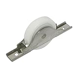 ヨコヅナ ベアリング入 ジュラコン戸車 ステンレス枠 50 平 DES-0502 ×4入