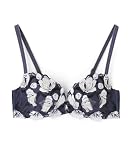 [ノーザリー] ブラジャー エレガントコレクション【2407】 単品ブラ ネイビー G75