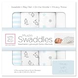 スワドルデザインズ (SwaddleDesigns) おくるみ モスリンコットン 4枚セット [並行輸入品]