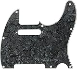 Fender ピックガード8-HOLE MOUNT MULTI-PLY TELECASTER® PICKGUARD, BLACK MOTO