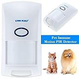 OWSOO Wireless PIR Sensor 25KG Pet Immune Motion Infrared Detector For Alarm Security System [並行輸入品]