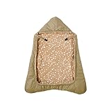 [ミキハウス] MIKIHOUSE 【ミキハウス(ベビー)】 ナイロンタフタ×ス素材の ４ＷＡＹキャリーケープ(リバーシブル) 45-6022-788 ベージュ