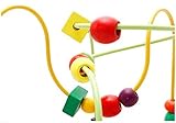 Joyeee Multicolor Wooden Bead Roller Coaster - Classic Early Education Toys for Your Kids - Perfect 