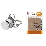 3M 防毒マスク 塗装作業用マスクセット & スポンジ研磨材 極々細目