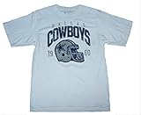 ダラスカウボーイズ大人用サイズ大きな半袖オーバーサイズヘルメットDistressed Print Shirt – Est 1960