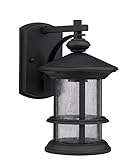 Chloe Lighting Chloe Lighting ASHLEY SUPERIORA Transitional Wall-Mount 1-Light Outdoor Black Sconce 