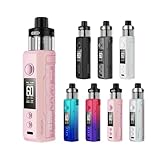 【Drag S2】電子タバコVOOPOO Drag S2 スターターキット ベイプ2500mAhバッテリー 大容量 vape 正規品 ベイプ 60W シーシャ Type-C充電 爆煙 ペン型 ニコチンゼロ タールなし (グロウピンク-Glow Pink)